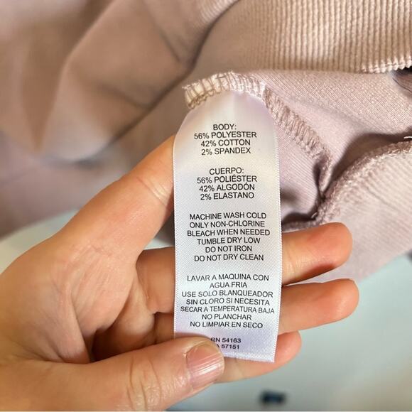 Marc New York Ribbed Quarter Zip Pullover Sweatshirt Purple Size XL - Picture 10 of 10